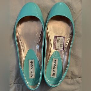 Steve Madden Turquoise Flats